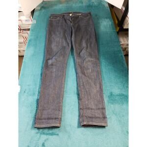 Juicy Couture Jeans Size 28 Womens Blue Stretch Pants Mid Rise Ladies Skinny